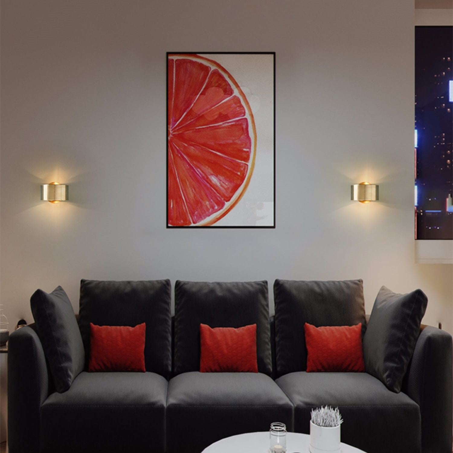 Lenuistt Up Down Drum Wall Lamp