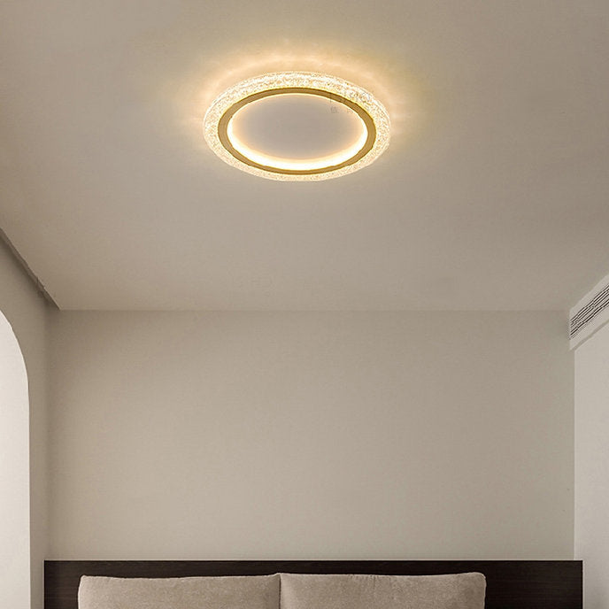 LED Super Thin Brass & Acrylic Ceiling Light