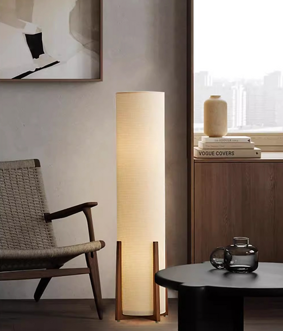 LED Zen Type Cloth Floor Lamp Table Lamp