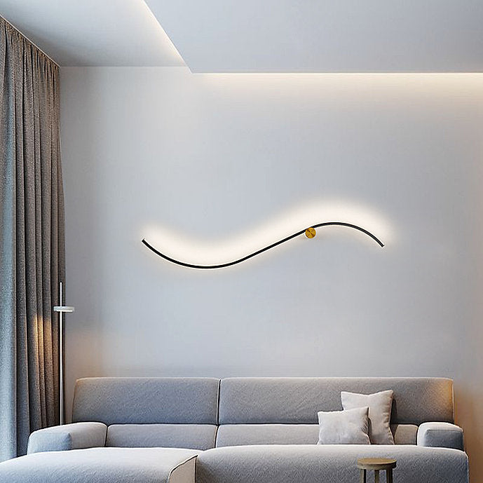 LED Simple WAVE Design Decorative Wall Light