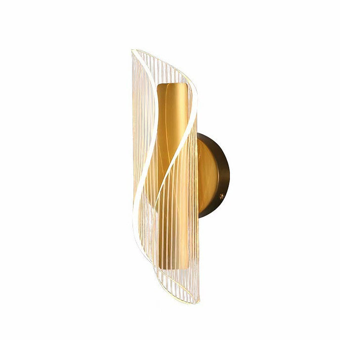 LED Spiral Design Modern Decorative Wall Light