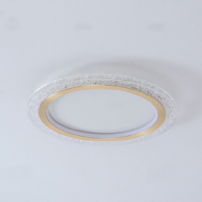 LED Super Thin Brass & Acrylic Ceiling Light