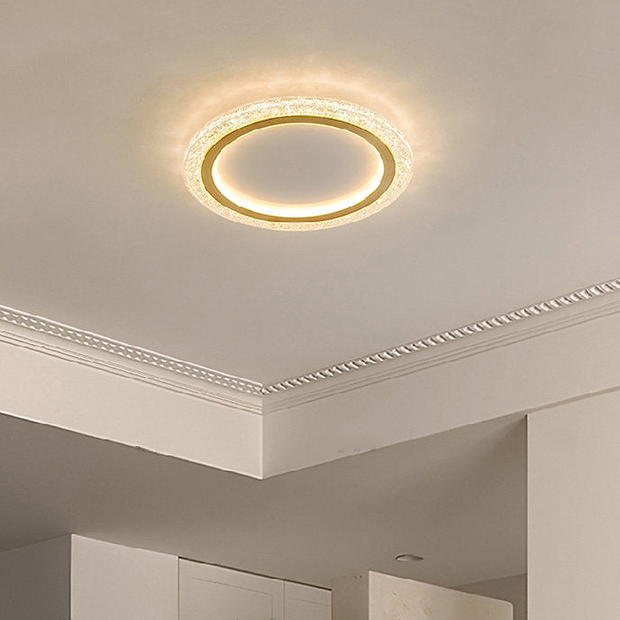 LED Super Thin Brass & Acrylic Ceiling Light