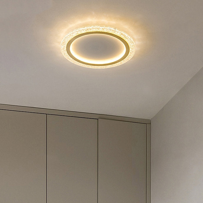 LED Super Thin Brass & Acrylic Ceiling Light