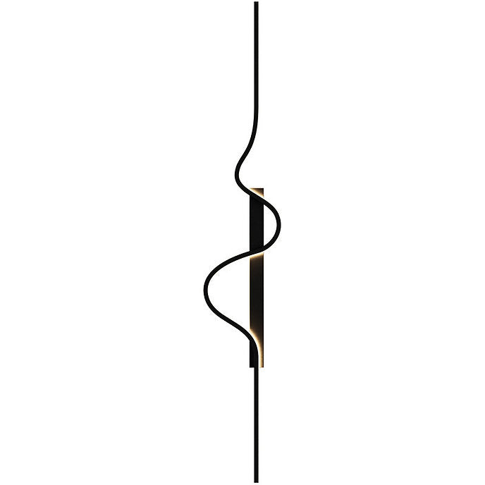 LED Curvy Wave Design Simple Modern Wall Light