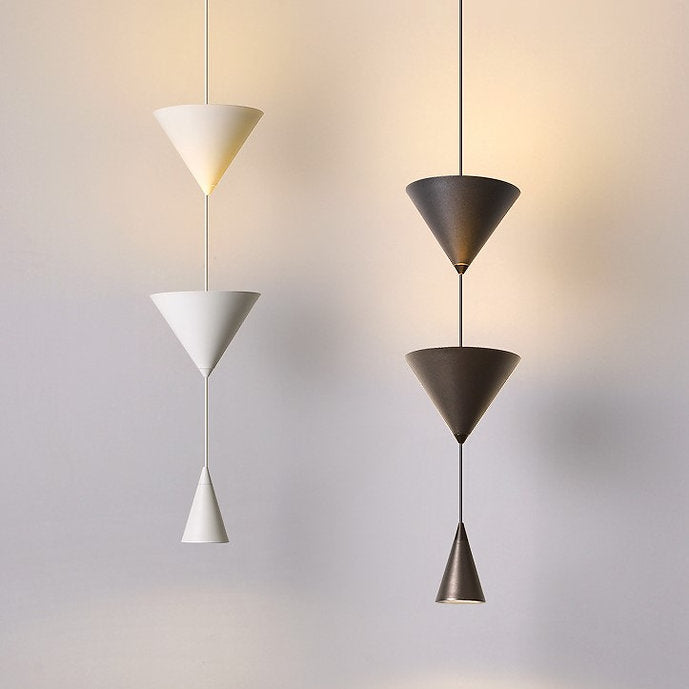 LED Triple Cones Modern Decorative Pendant Light