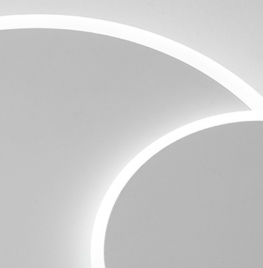 LED Triple Rings Design Modern Creative Ceiling Light