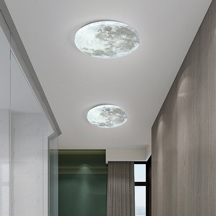 LED Moon Surface Design Creative Ceiling Light