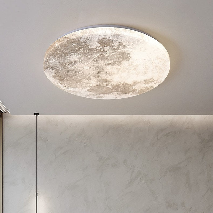 LED Moon Surface Design Creative Ceiling Light