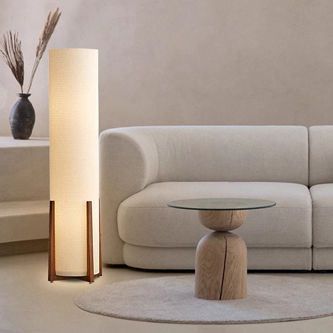 LED Zen Type Cloth Floor Lamp Table Lamp