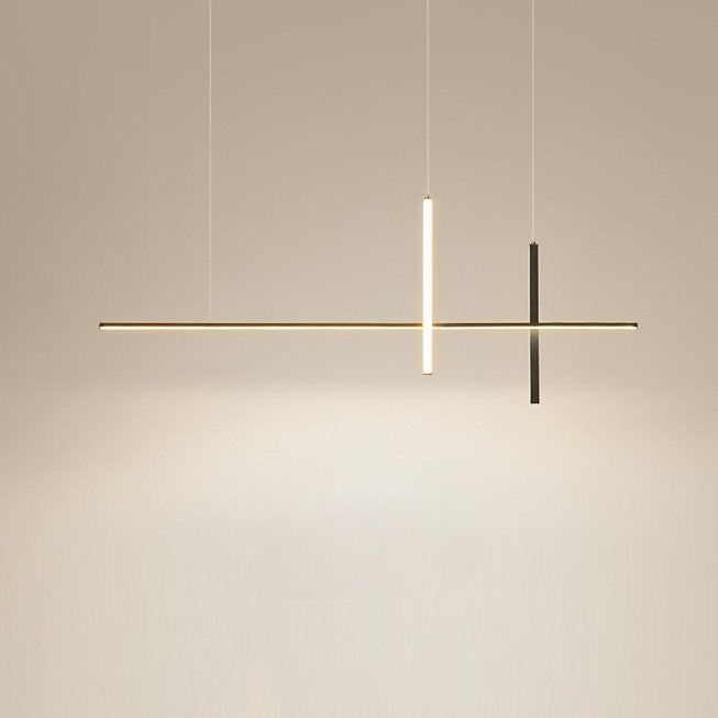 LED Simple Modern Linear Light Strip Pendant Light