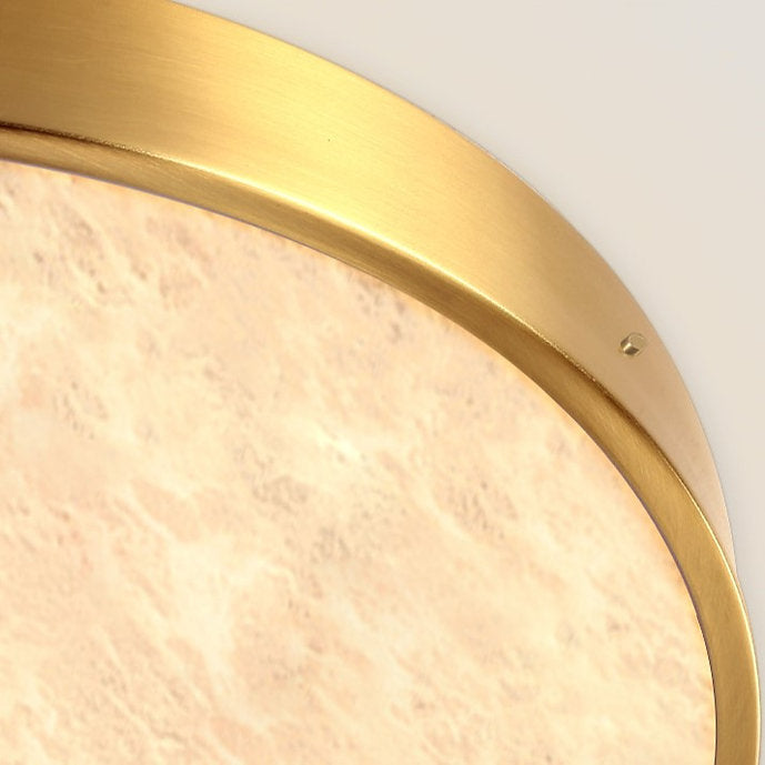 LED Marble & Brass Modern Simple Ceiling Light