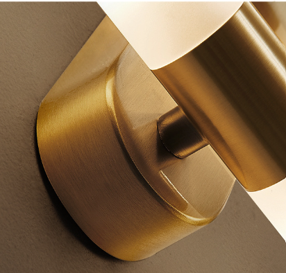 LED Copper Cylinder Wall Light