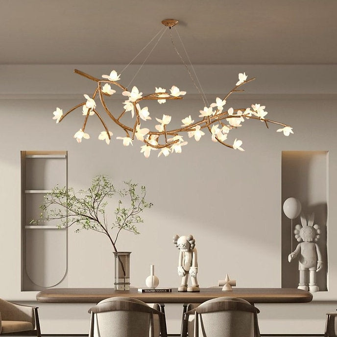 LED Lotus & Branches Design Modern Pendant Light