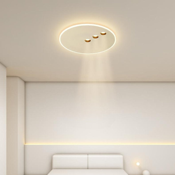 LED Minimalism Style Modern Ceiling Light with Spotlights