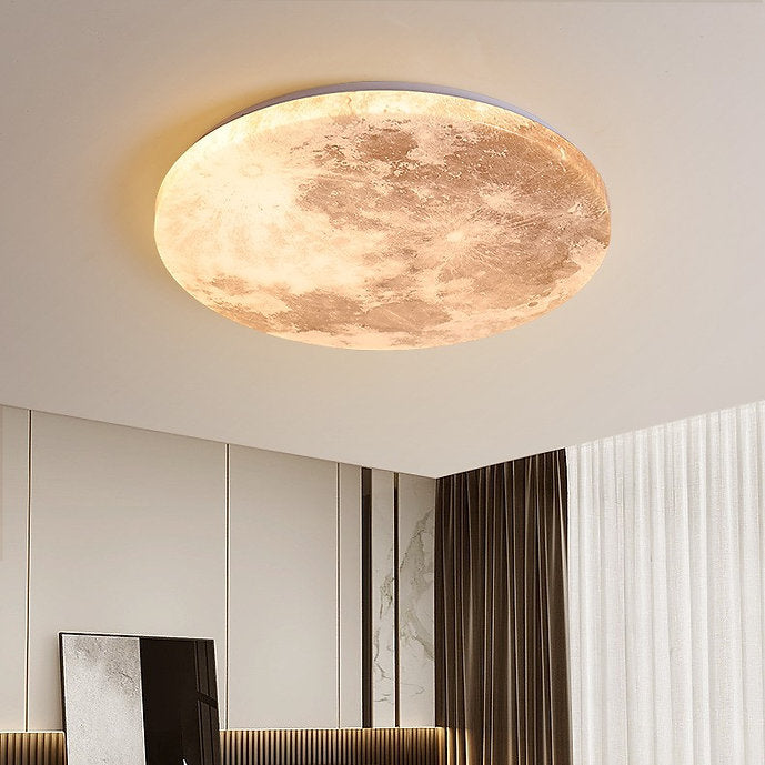 LED Moon Surface Design Creative Ceiling Light