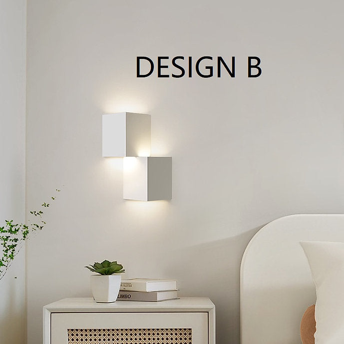LED Simple Modern Cubic Design Wall Light