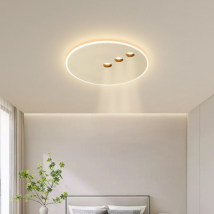 LED Minimalism Style Modern Ceiling Light with Spotlights