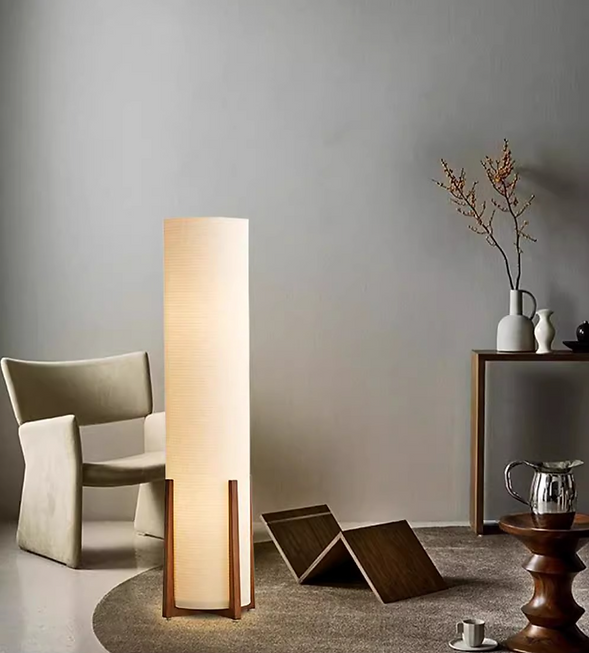 LED Zen Type Cloth Floor Lamp Table Lamp