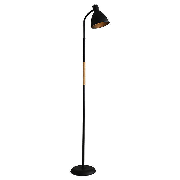 LED Simple Black White Floor Lamp