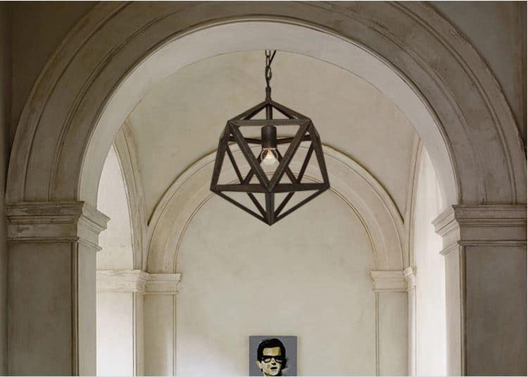 Kasper Polyhedron Abstract Lamp