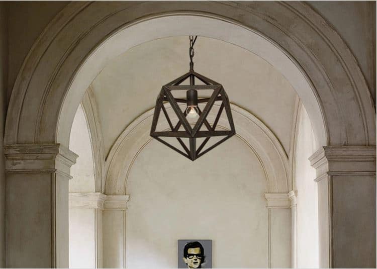 Kasper Polyhedron Abstract Lamp