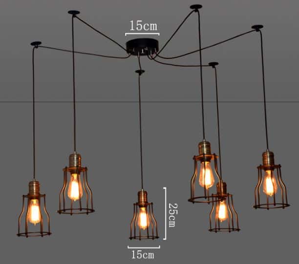 Ebba Hanging Cage Creative Lamp
