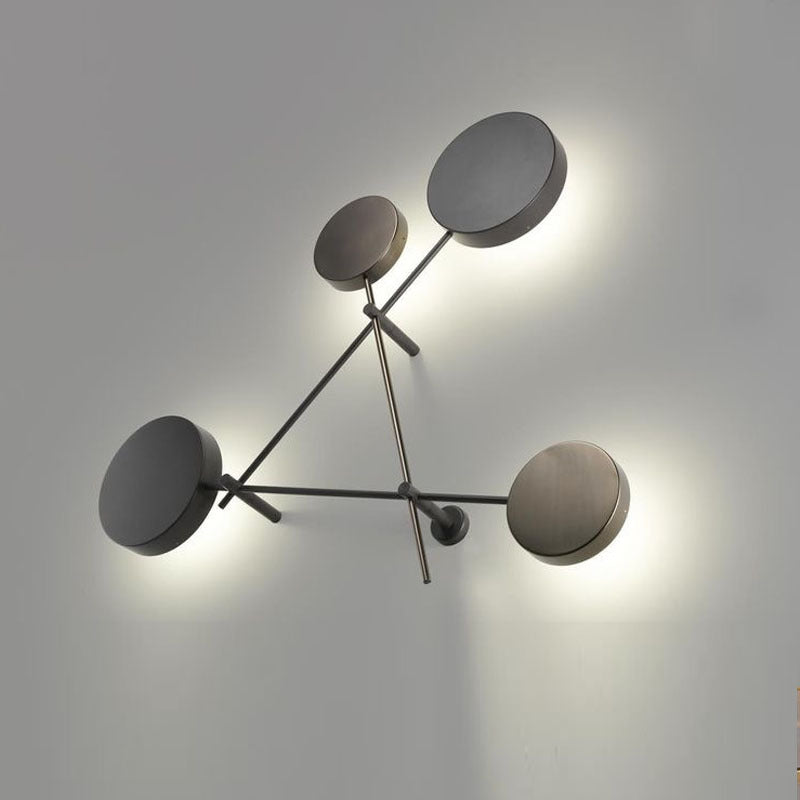 Nordic living room triangle wall lamp