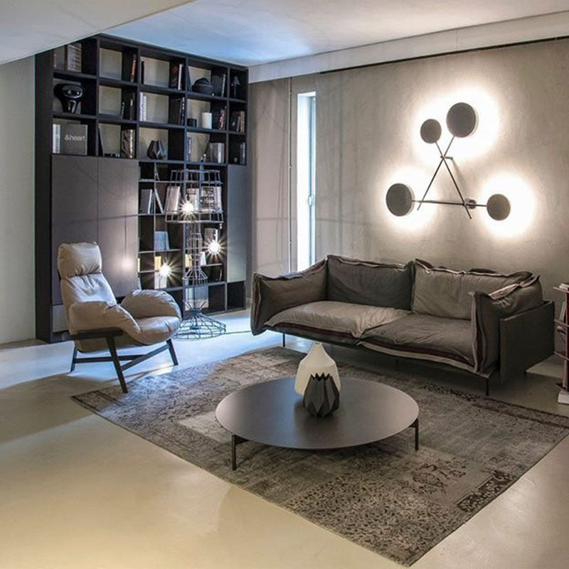 Nordic living room triangle wall lamp