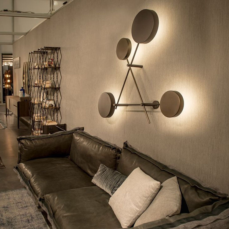 Nordic living room triangle wall lamp