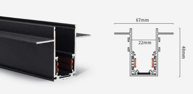 LED Modern Magnetic track