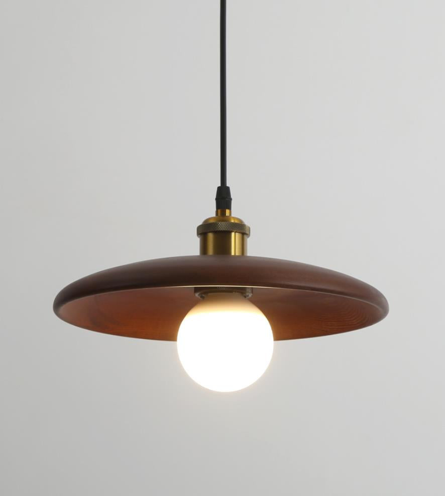 LED North-European Classic Wood Pendant Light