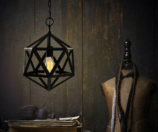 Kasper Polyhedron Abstract Lamp