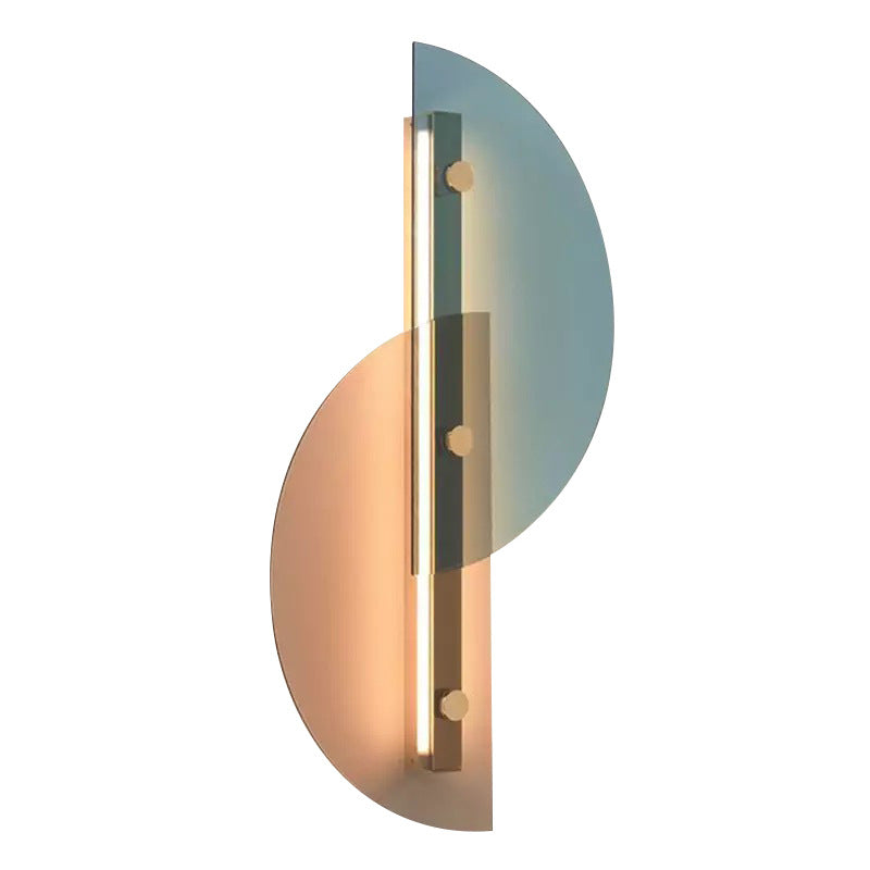 LED Double Fan Modern Decorative Wall Light