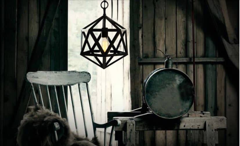 Kasper Polyhedron Abstract Lamp