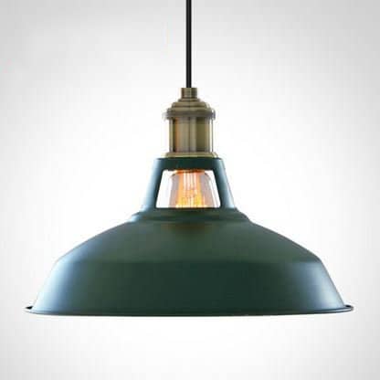 Elsa Smooth Metallic Chic Pot-Lid Pendant Lamp