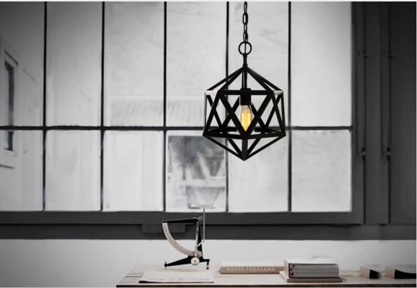 Kasper Polyhedron Abstract Lamp