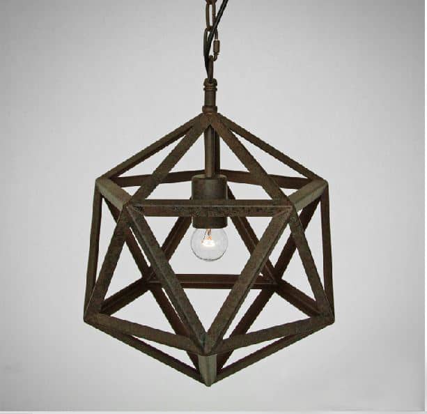 Kasper Polyhedron Abstract Lamp