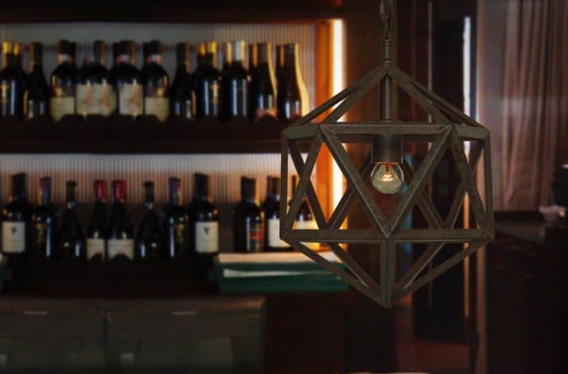 Kasper Polyhedron Abstract Lamp