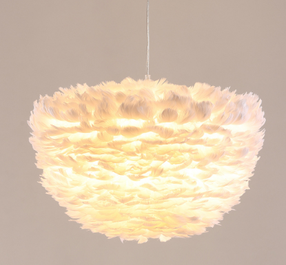 Arne Contemporary Cloud Shaped Featherlite Pendant Light