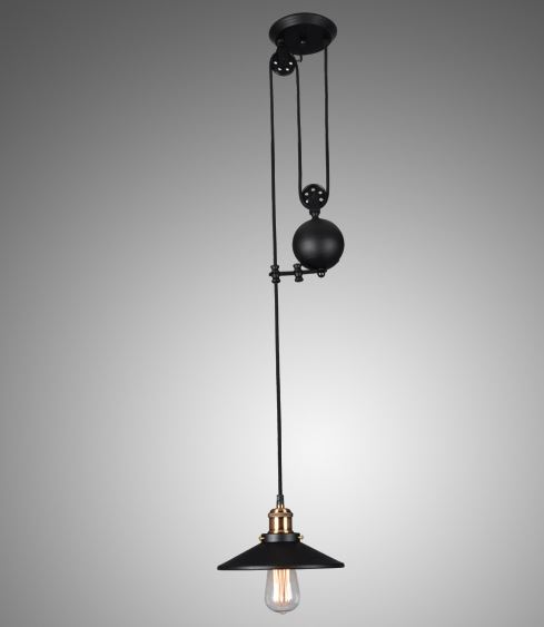 BORGHILD Disk Weighted Hanging Lamp