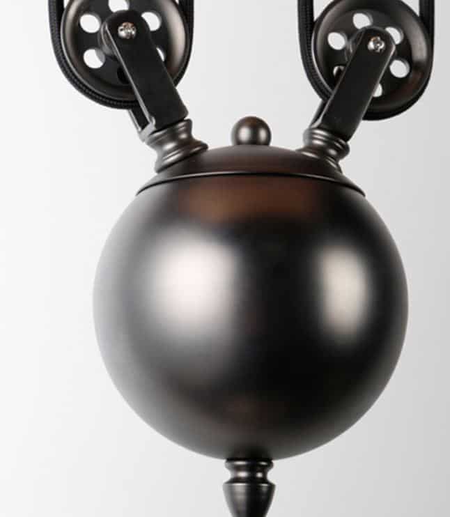 BORGHILD Disk Weighted Hanging Lamp