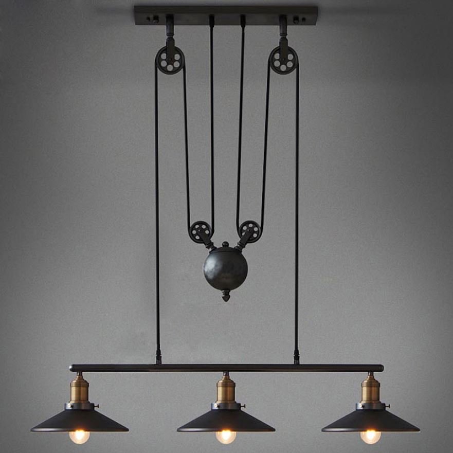 BORGHILD Disk Weighted Hanging Lamp