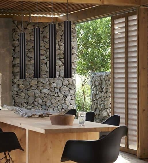 Bambuuna Cylindrical Pendant Lamp