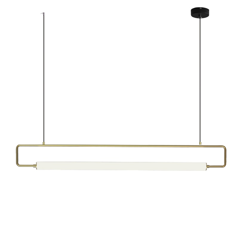 Bar, restaurant, chandelier, black island, kitchen, coffee shop, minimalist decoration, interior lighting, Nordic Chandelier