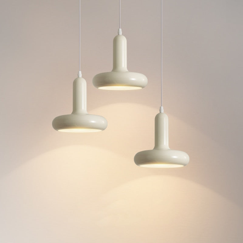 Bauhaus Restaurant Pendant Lights Nordic Medieval Designer Dining Bar Table Lamp Retro White Bedroom Bedside Ceiling Chandelier