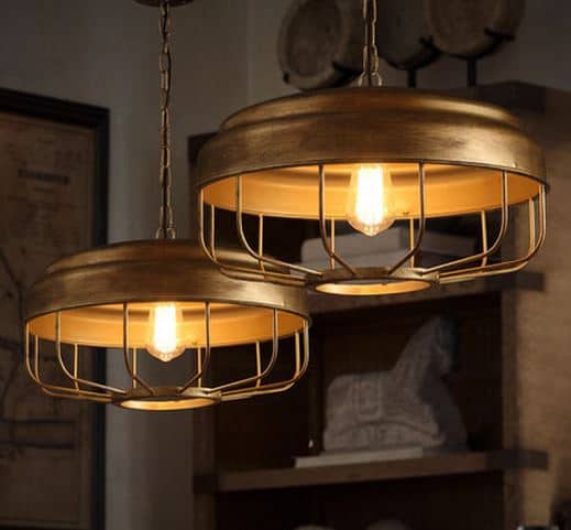 Cagerbon Birdcage Hanging Lamp