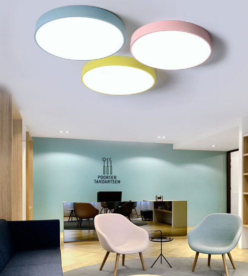 Birgitta Modern Nordic Pastel Colored Ceiling Light