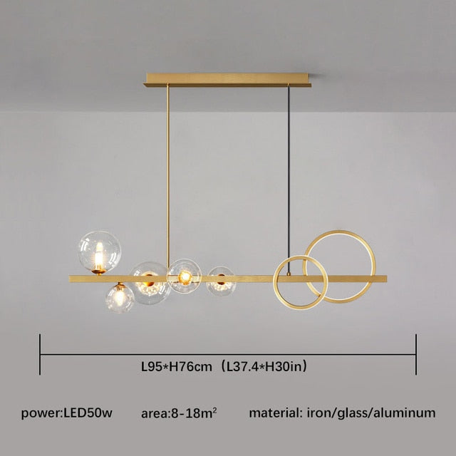 Black Pendant Lights for Home Kitchen Indoor Lighting Light Fixture Living Room Modern LED Hanging Ceiling Pendant Lamp
