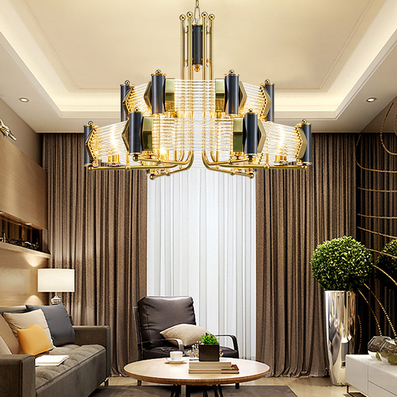 Black Gold Chandelier A508 - Catalogue.com.sg